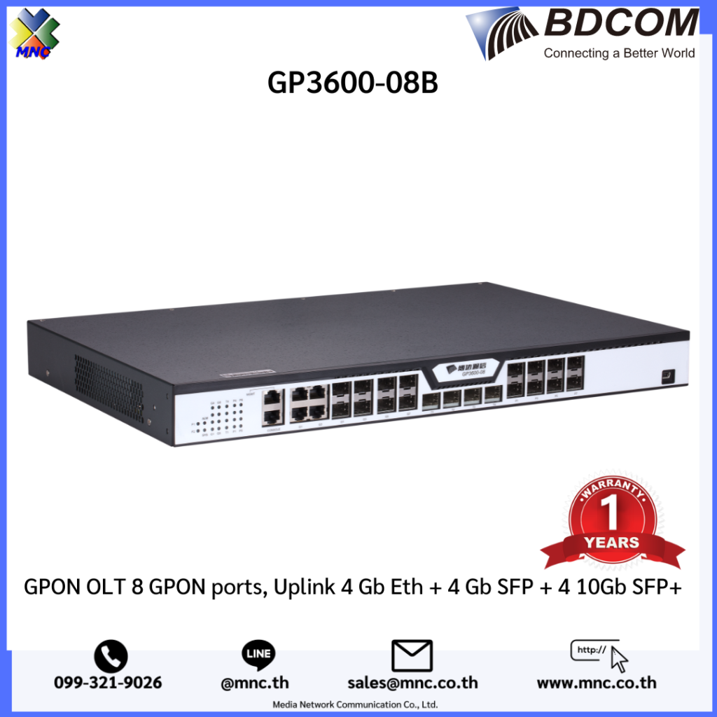 Gp B Bdcom Gpon Olt Fixed Pon Gigabit Sfp Ports Gigabit