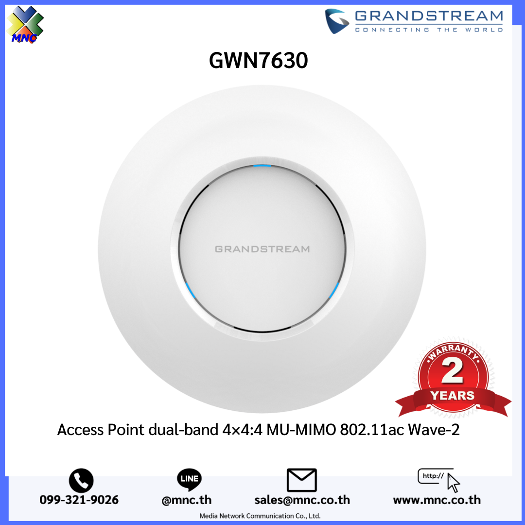 GWN7630, Grandstream Access Point dual-band 4×4:4 MU-MIMO 802.11ac