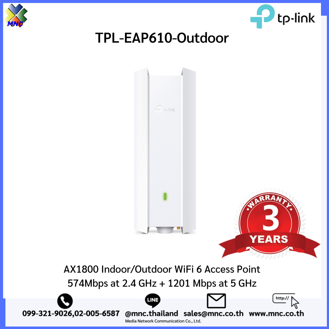 EAP610-Outdoor, AX1800 Indoor/Outdoor WiFi 6 Access Point