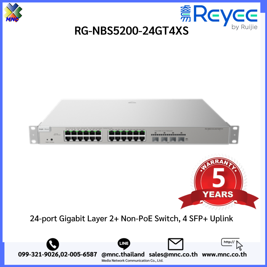 SALE** Ruijie Reyee 52-Port Gigabit Cloud Managed Switch, 4 x SFP